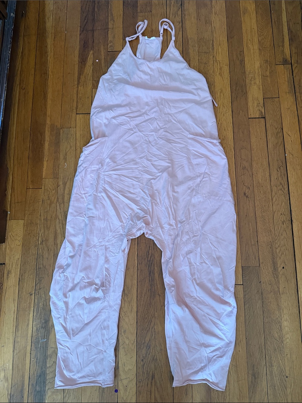 Hatch Light Pink Jumpsuit Romper